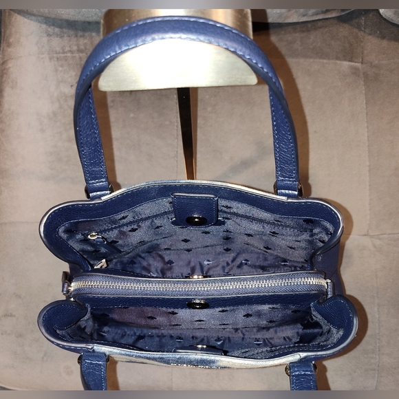 NWOT Kate Spade RARE Denim Tye Dyed Crossbody Tote - Picture 4 of 16